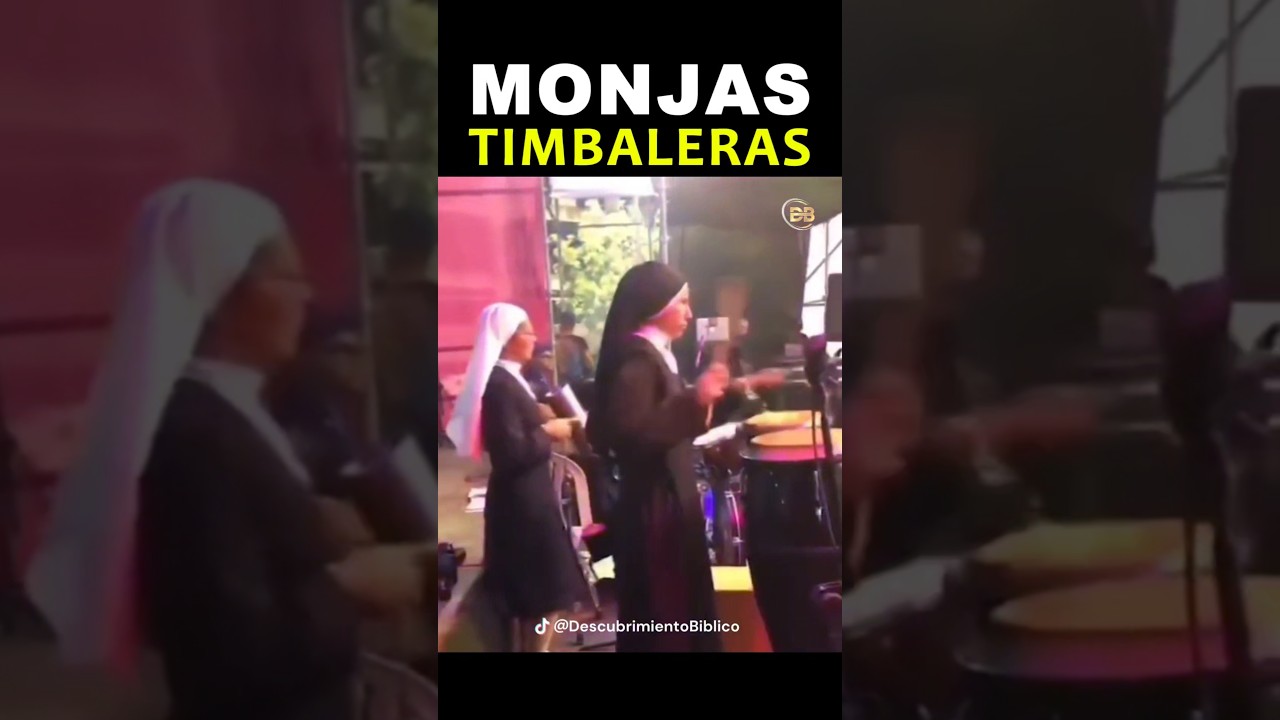 Monjas sorprendieron a todos tocando timbales y salsa en un evento cristiano multitudinario