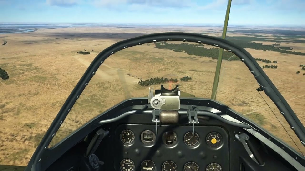 IL-2: Great Battles with Mouse as Joystick Mig-3 Flying Multiplayer Mission over Stalingrad