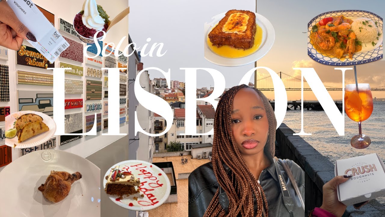Solo in Lisbon vlog: exploring Lisbon, trying new food, Maat musuem, exploring viewpoints.