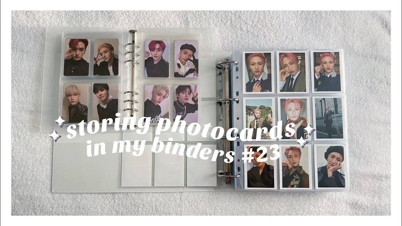 ✰ storing new photocards in my binders #23