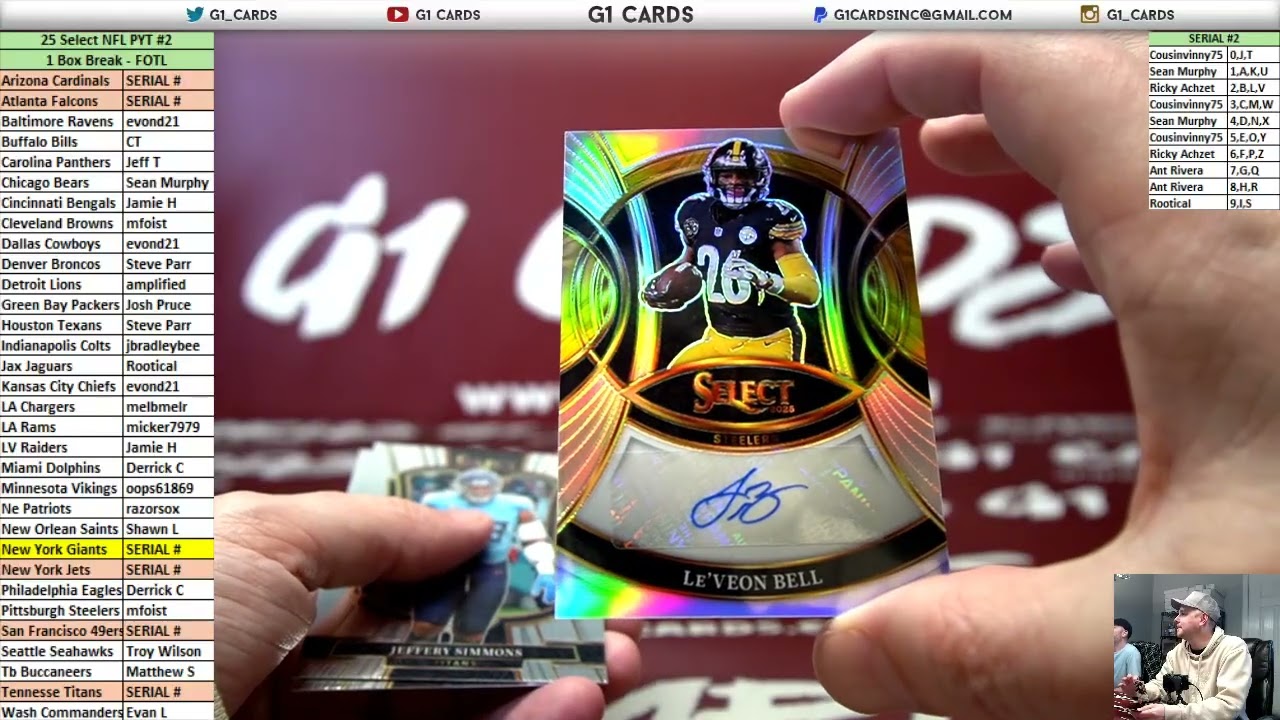 2025 Panini Select Football FOTL *1 Box* PYT #2