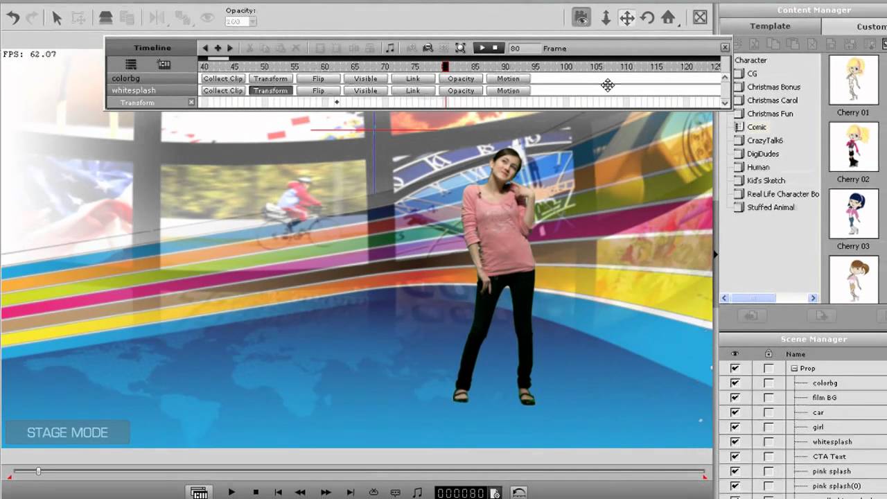 CrazyTalk Animator Tutorial - Montage Scene Animation