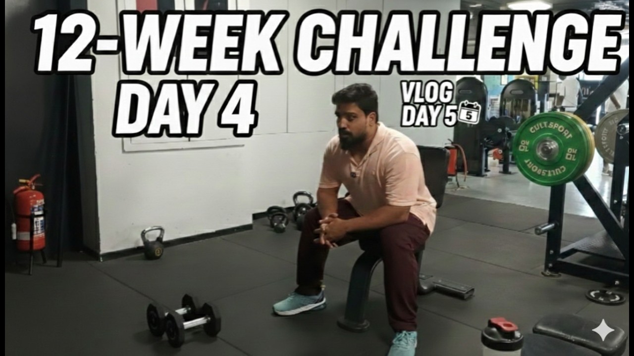 Push day 2/12 week challange /Day 4🦍// vlog 5💪