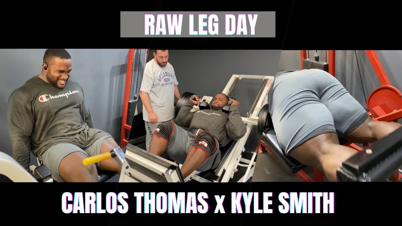 RAW OFF SEASON LEG DAY | KYLE SMITH x CARLOS THOMAS JR