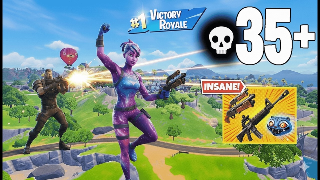 35+ kills in Solo vs Everyone in Zero Build PC – Chapter 7 Season 1