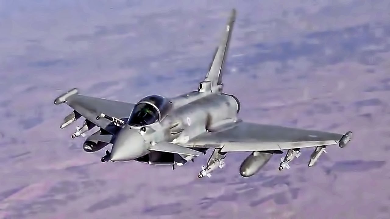Refuel Inflight: RAF Typhoon, B-1 Lancer, F-15 Strike Eagle
