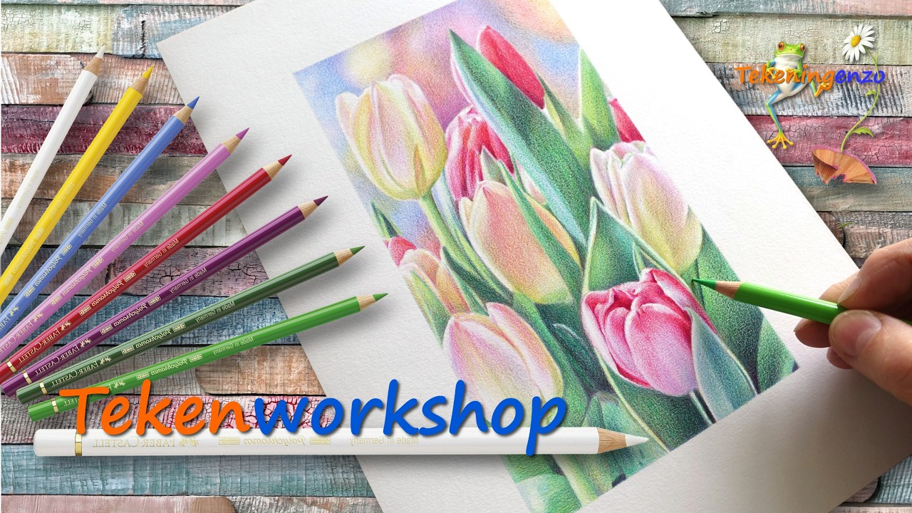 Tekenworkshop 'Tulpen Boeket' - TRAILER