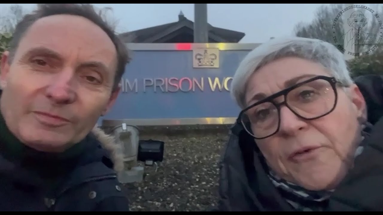 Danish Free Press Society - report from HM Prison Woodhill after visiting Tommy Robinson