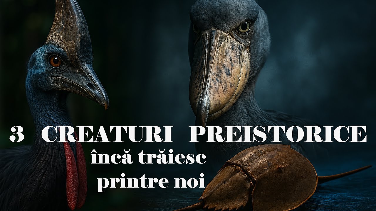 Trei creaturi preistorice care încă trăiesc printre noi – Casuarul, Cioc de Pantof si Limulul Dorsal