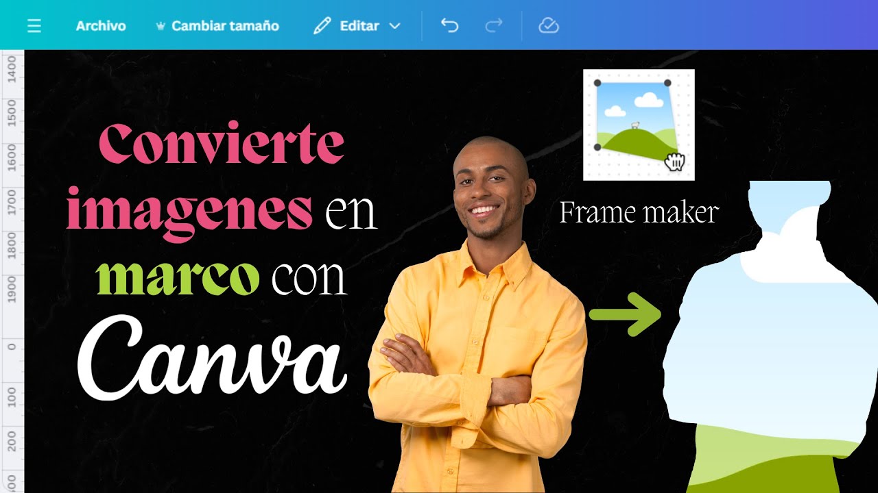 Convierte imágenes en marcos profesionales con este método Canva