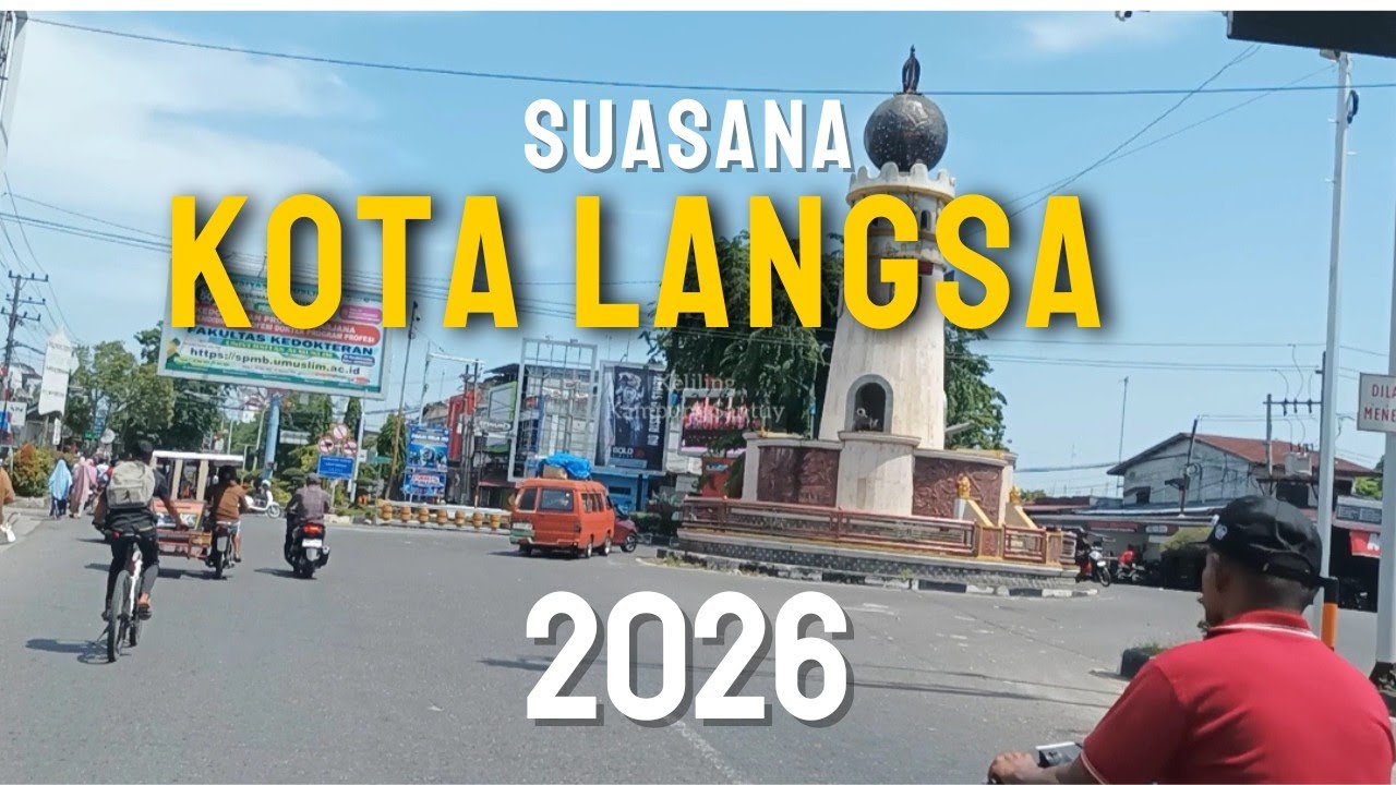 Suasana Kota Langsa Pagi Hari Di Tahun 2026#kotalangsa #pusatkota 