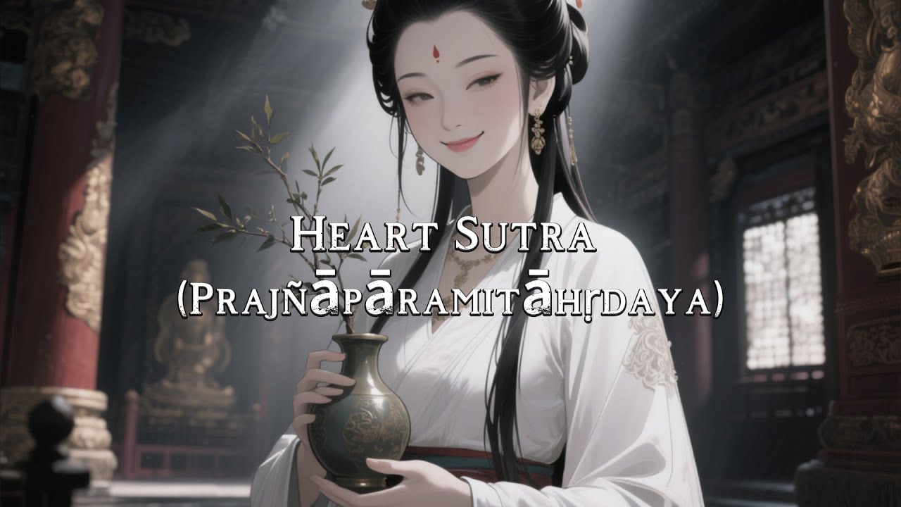 Heart Sutra Mantra (1 Hour) English | Gate Gate Paragate Parasamgate Bodhi Svaha | Meditation Chant