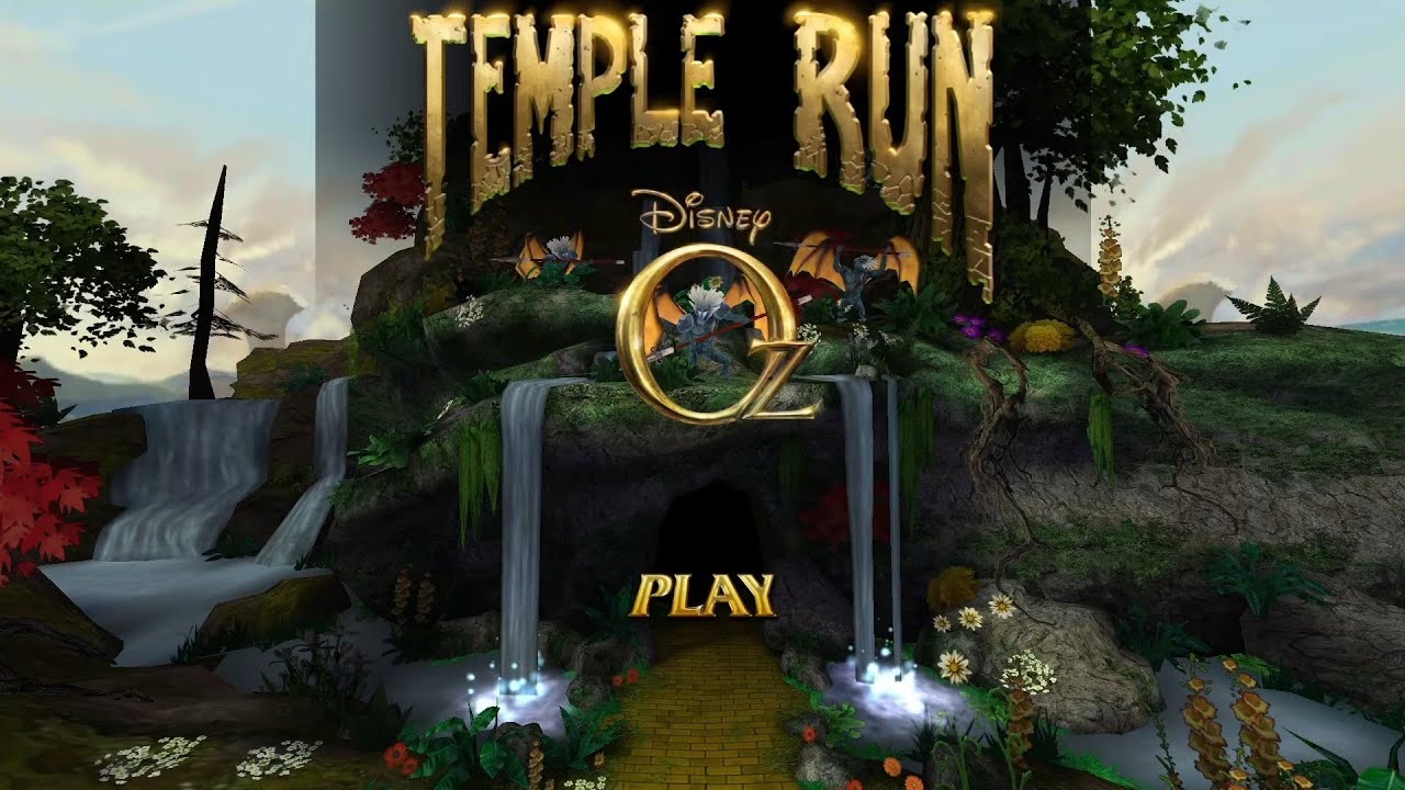 TEMPLE RUN OZ (OLD VERSION) - FULL GAMEPLAY (LANDSCAPE MODE)