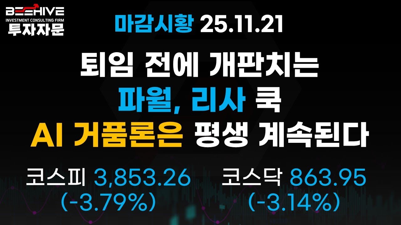 [🍯 마감시황] 파월, 리사 쿡 결국 갈 사람들입니다