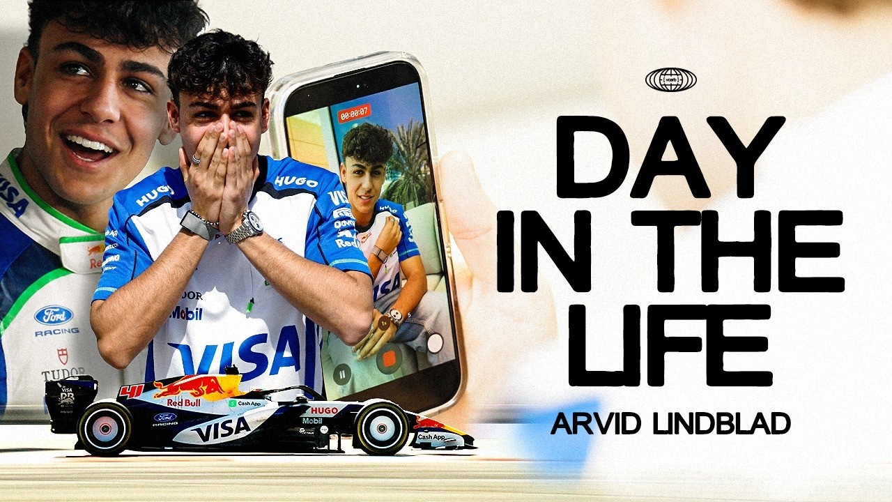 BEHIND THE SCENES with Arvid Lindblad | Day In The Life at Bahrain Testing