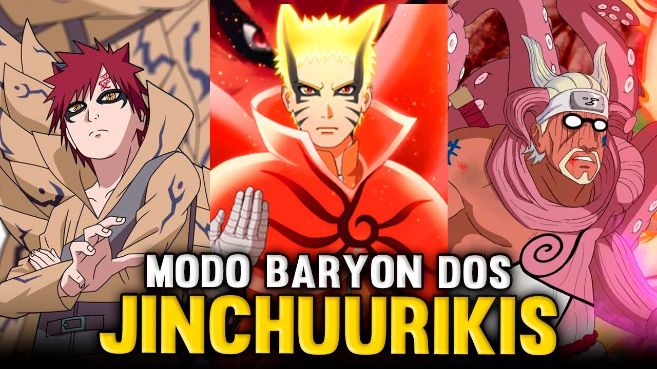 COMO &Eacute; O MODO BARYON DE CADA JINCHUURIKI EM NARUTO