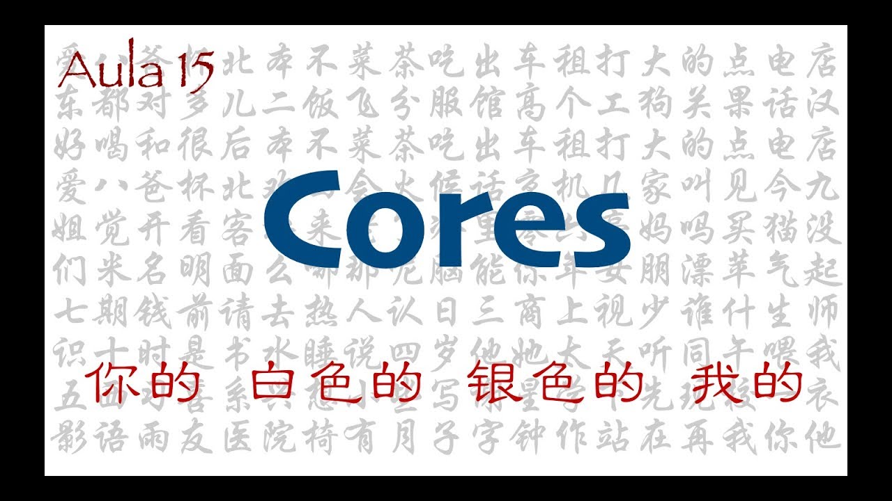 Lesson 15 - Possession and Attribute | Synthetic Course in Mandarin Chinese