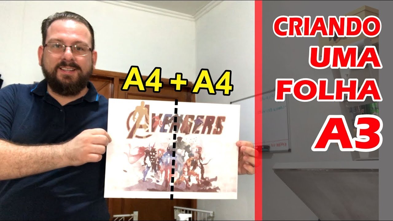 ESTAMPA A3 na impressora A4!!!!