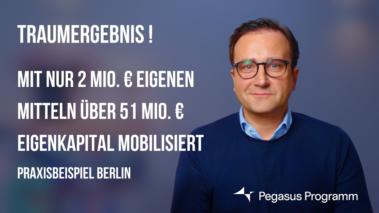 Traumergebnis: Mit nur 2 Mio. Euro über 51 Mio. Euro Eigenkapital mobilisiert - Aktueller Fall