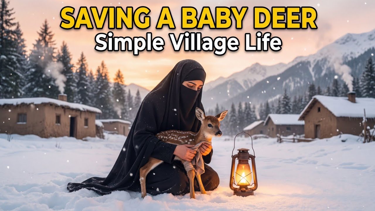 Simple Village Life with Emotional Twist | Deer Rescue Story | Daily Routine | Snowfall 