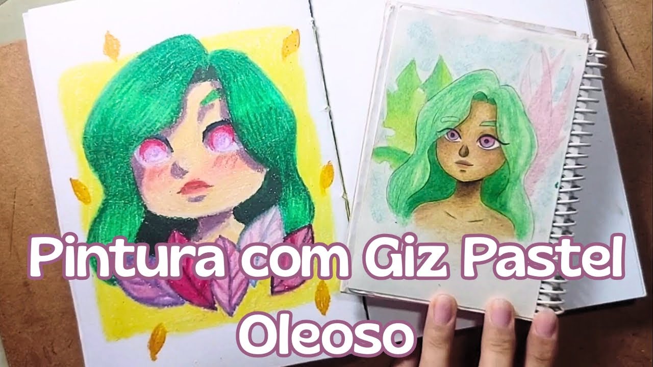 ✏️✨️Redesenhando um desenho antigo - 🖍Pastel Oleoso