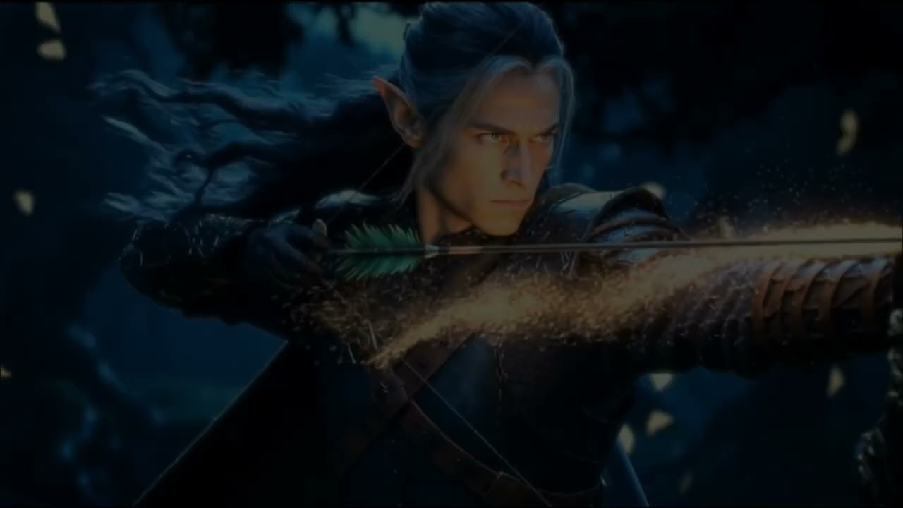 D&D Ranger Backstory: Levian Silversun — Mielikki’s Reckoning (Cinematic Lore Video)