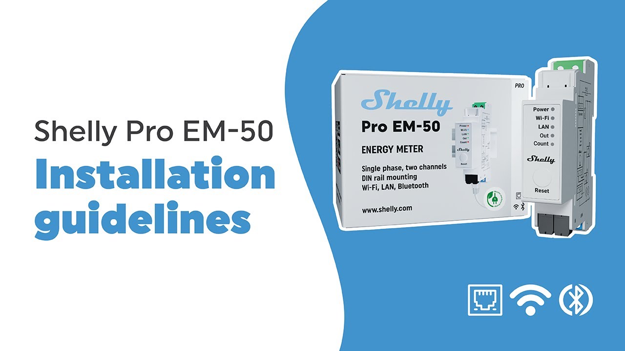 Shelly Pro EM-50 - Installation Video