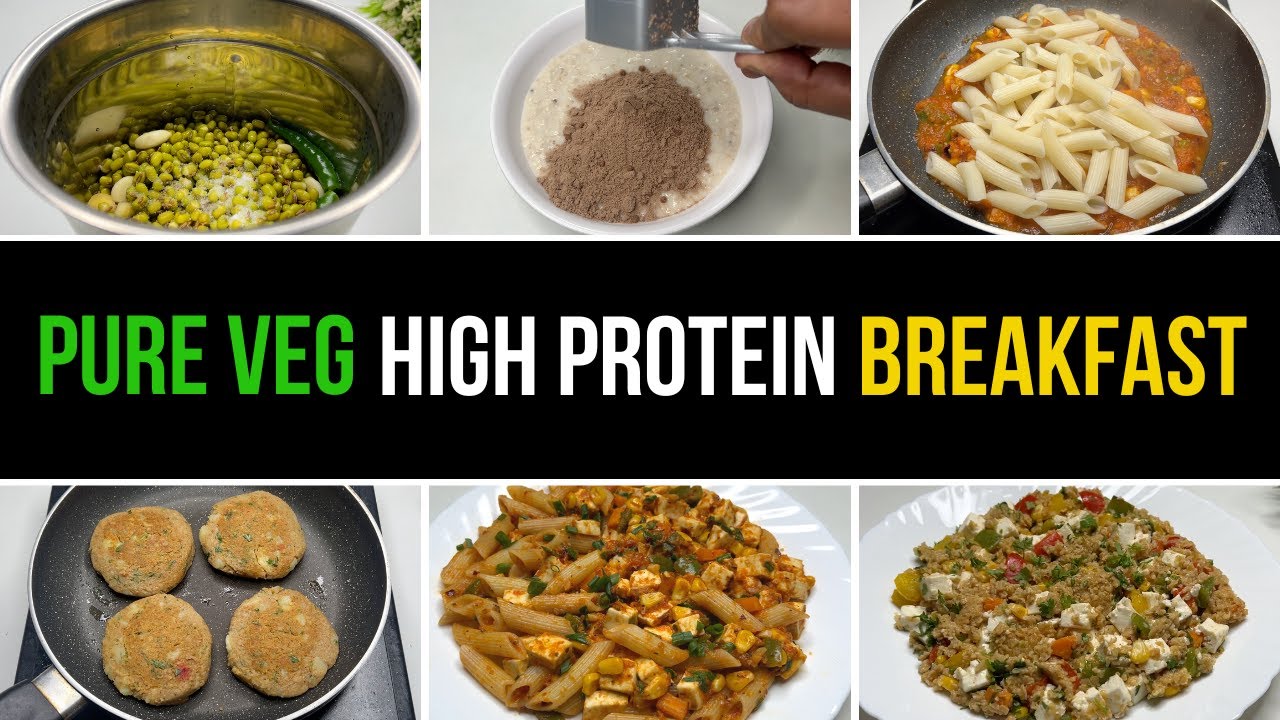 5 простых и богатых белком вариантов завтрака (чистые овощи)