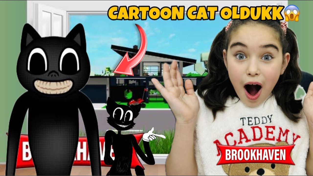 CARTOON CAT OLDUK EVİNİ GEZDİK ELİF İLE ROBLOX BrookHaven RP