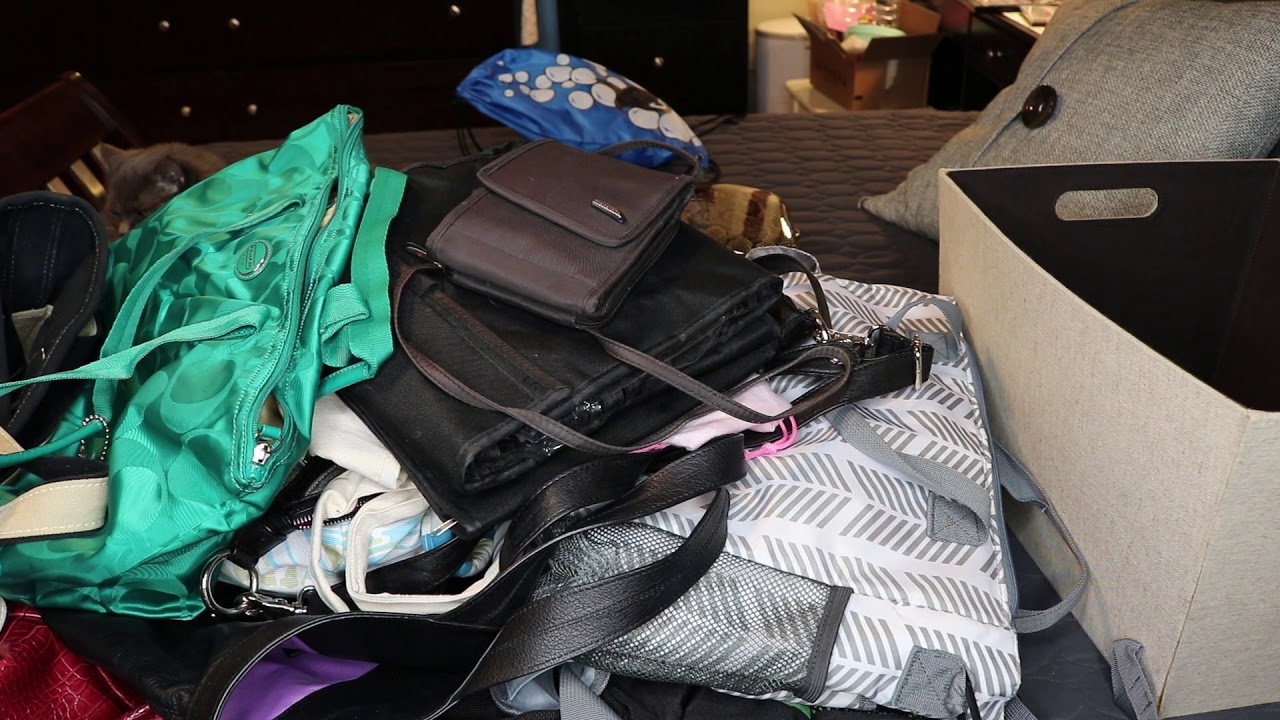 Declutter Purses, Bags and Socks - Marie Kondo Method