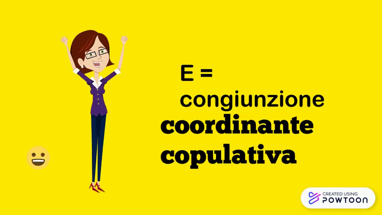congiunzione coordinante copulativa