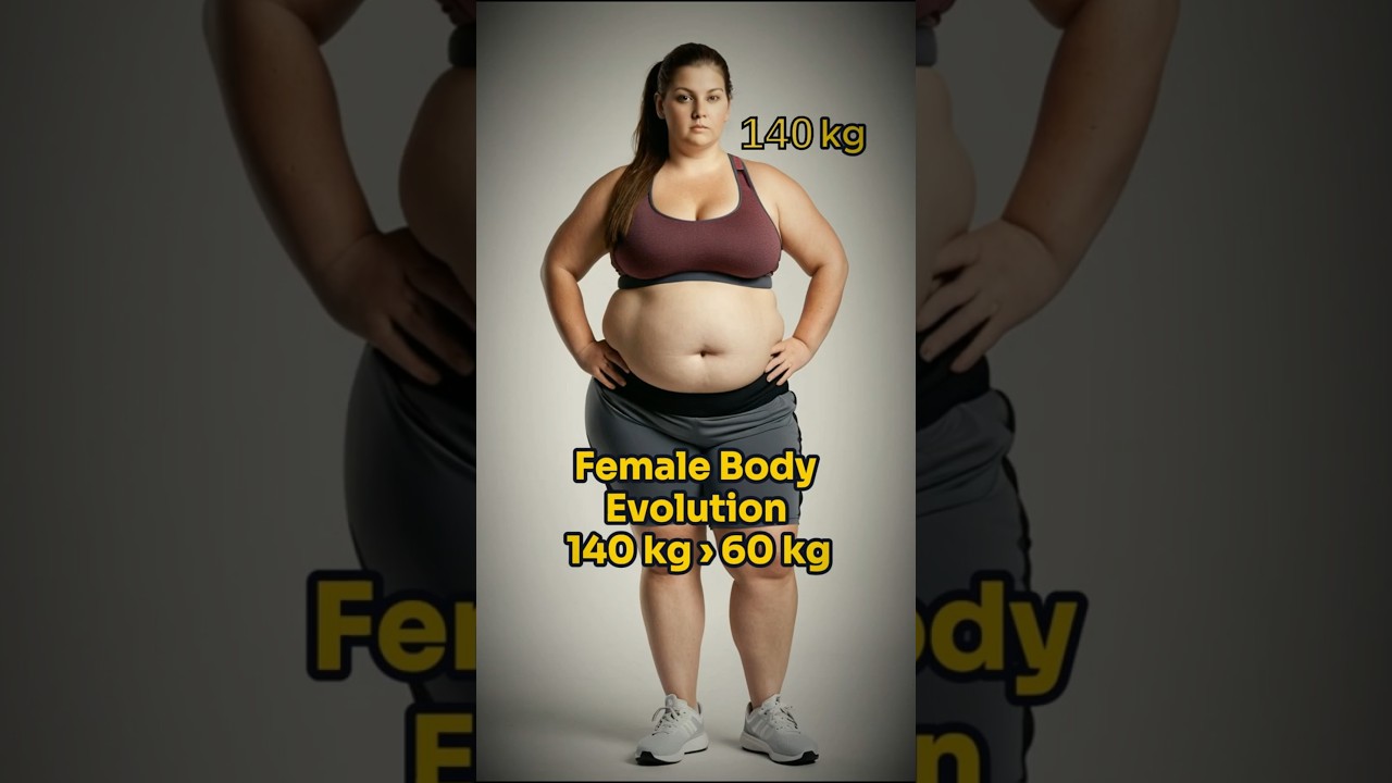 The Evolution of Female Body: 140 kg to 60 kg!