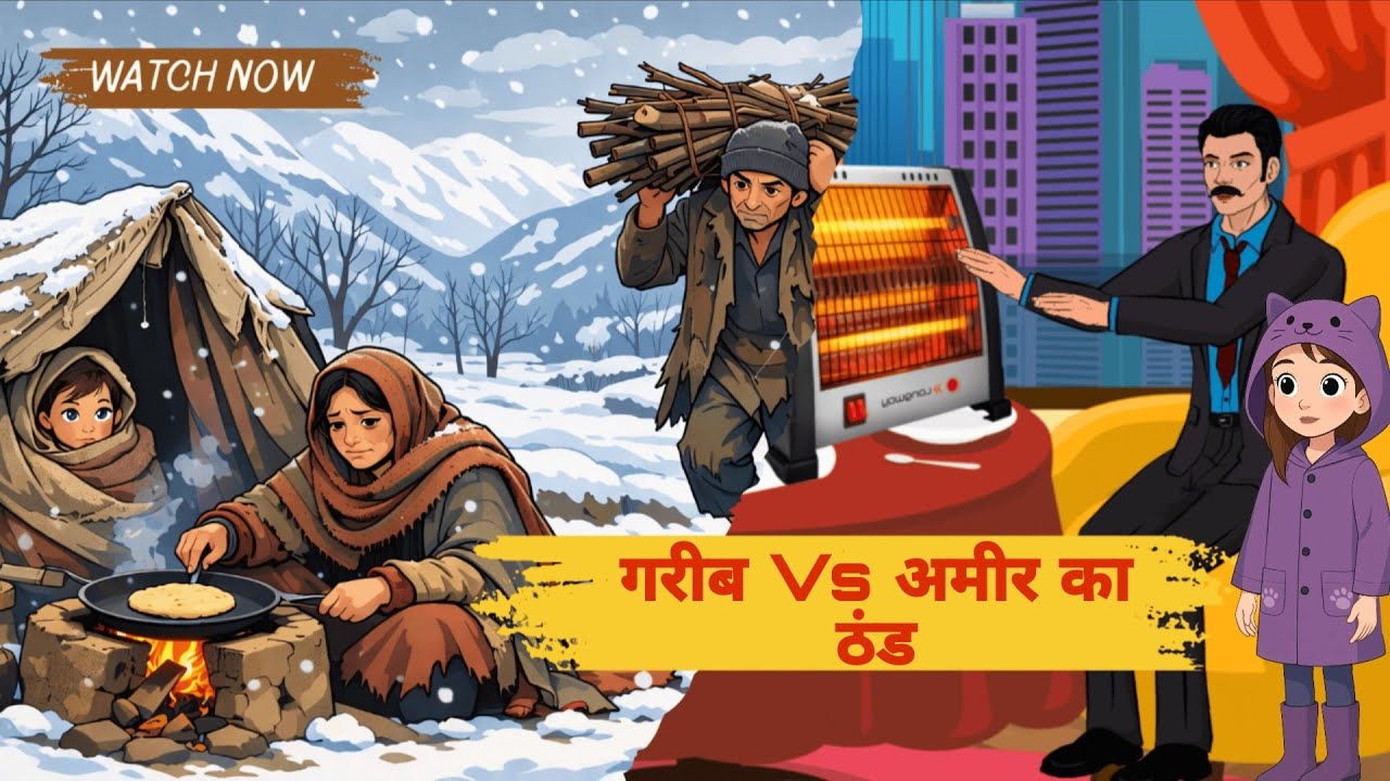 गरीब Vs अमीरो का ठंड | उस रात गरीब काँपता रहा | ठंड का कहर | thand ka kahar | Moral story | Kahaniya