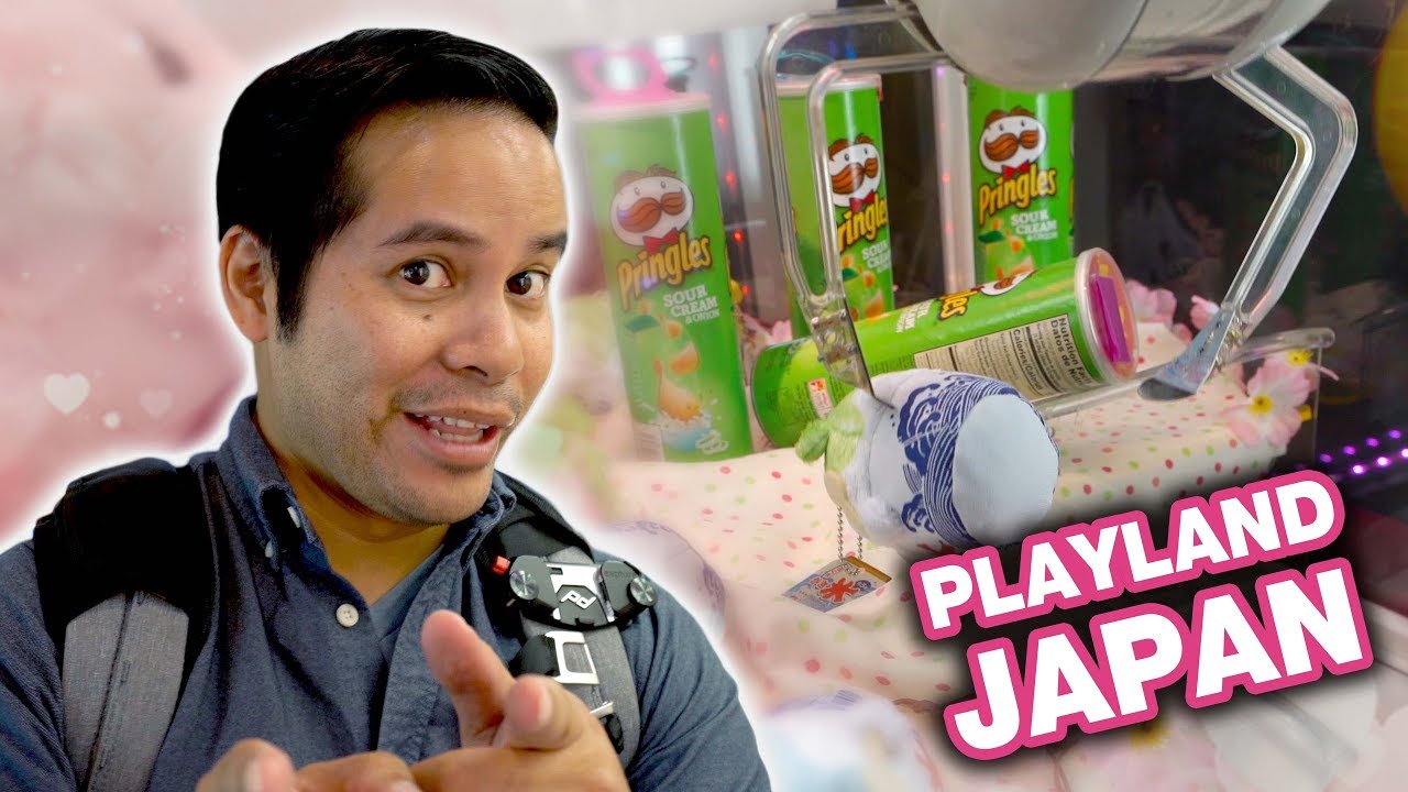 Playing ALL the UFO catchers at Playland Japan arcade!