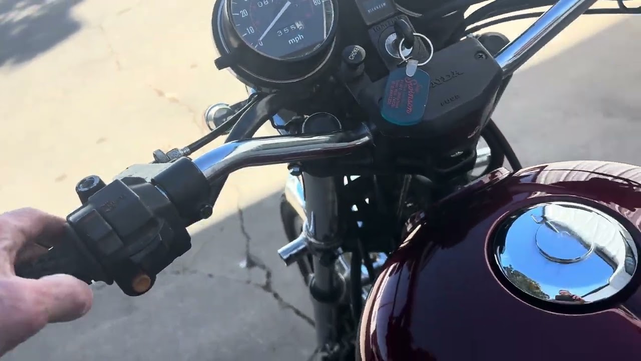 1980 Honda CB 650C Walk around startup