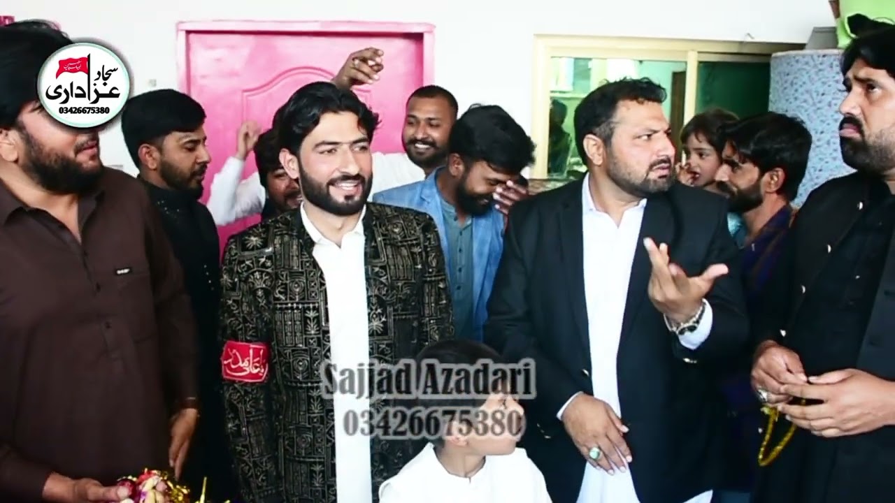 ذاکر سید قلب عباس نقوی کی شادی پر قصیدہ پڑے#sajjadazadari 