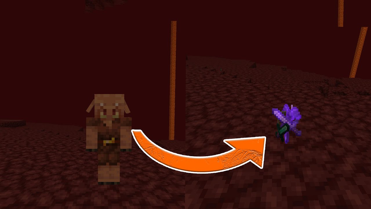Minecraft but piglin trade op items