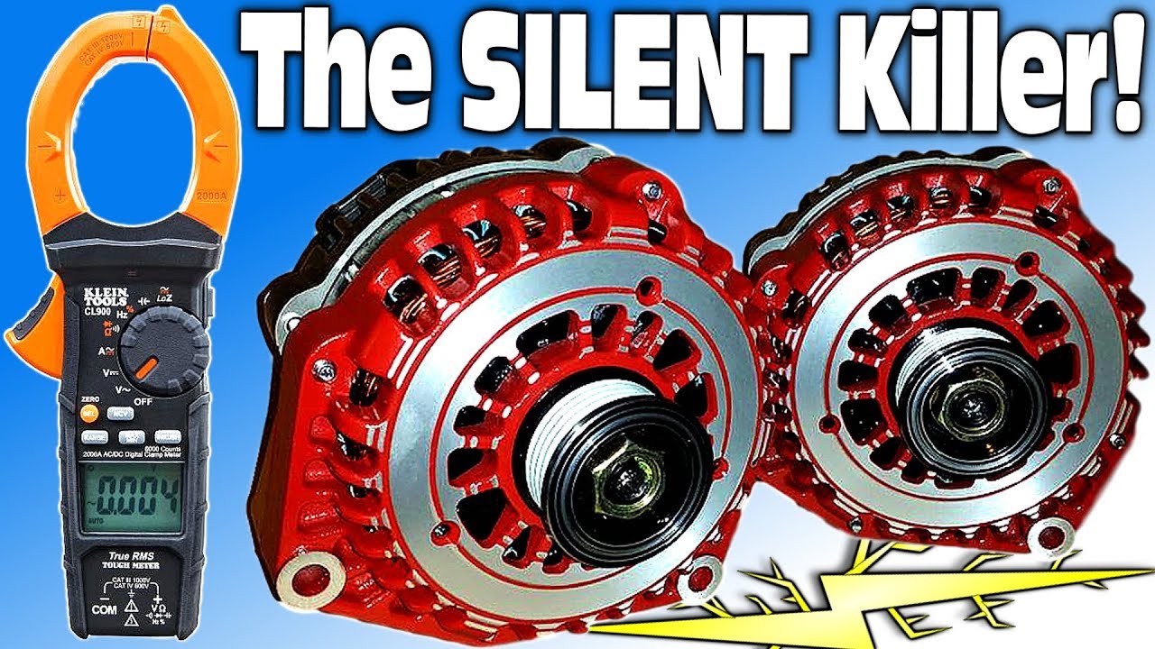 BIGGEST Mistake that KILLS ALTERNATORS!!! Dead Battery Current Draw & Alternator Test