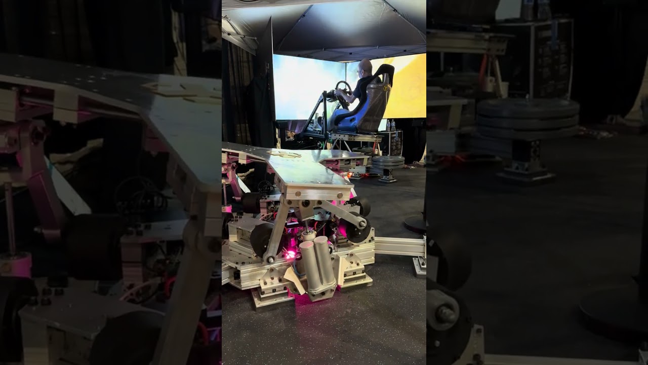 Sim Gaming Expo 2025: Final Motion Platform Test &ndash; Kinemaniacs PDKracer Demo #simracing