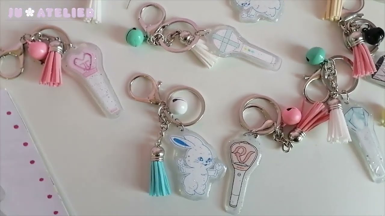 Cómo hacer llaveros caseros tipo acrilico  - Haz negocio con tus creaciones