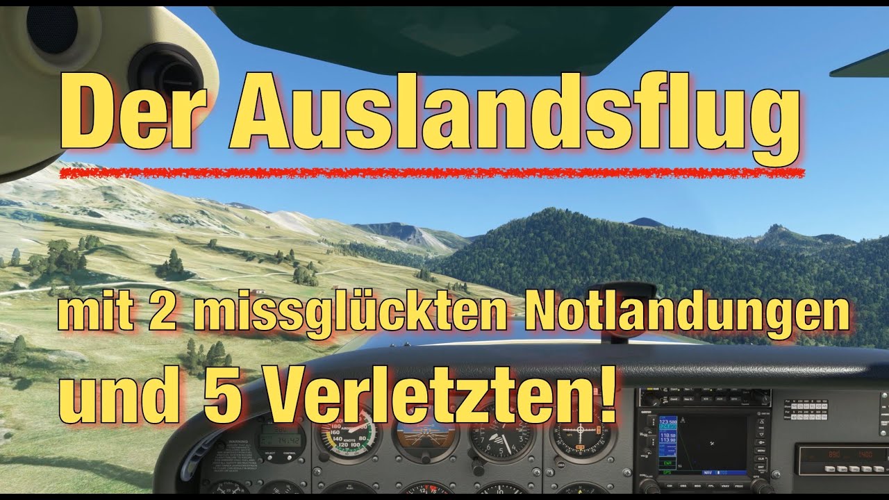 Der Auslandsflug mit zwei missglückten Notlandungen und fünf Verletzten