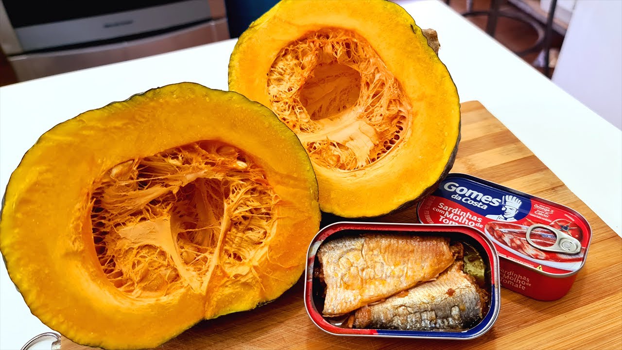 Abobora com sardinha dica de vó Receita da semana santa !