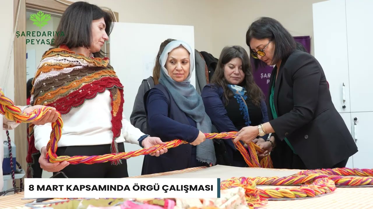 8 Mart Kapsamında Örgü Çalışması