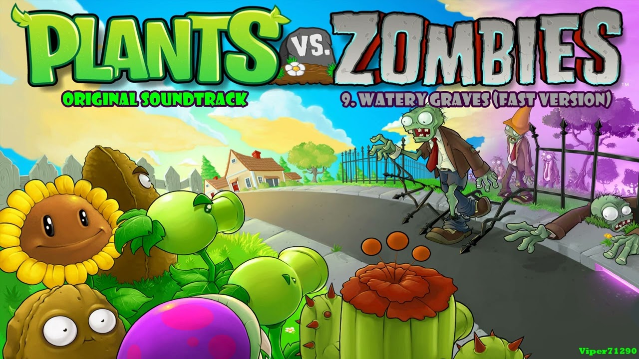 Plants vs. Zombies [OST]: 9. Watery Graves (Fast Version)