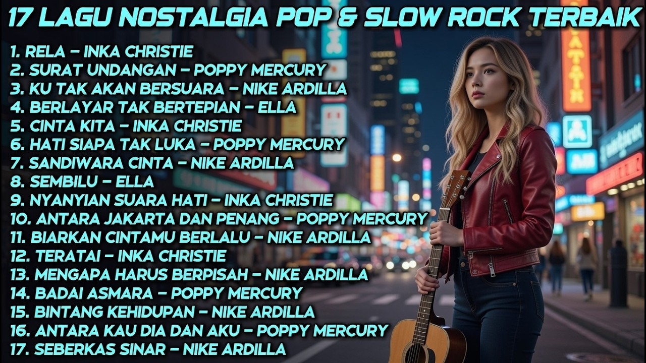 Pop & Slow Rock Nostalgia Indonesia 💿 | 17 Lagu Cover Pilihan Bikin Kangen