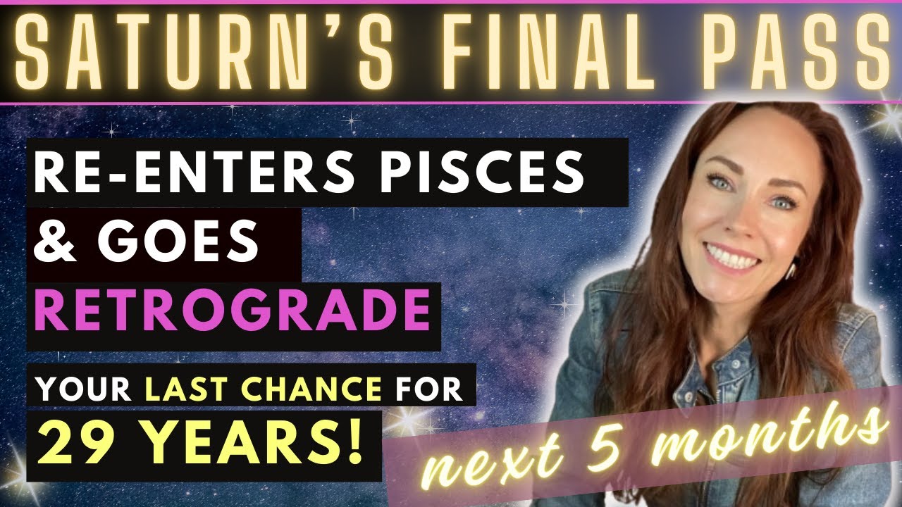 How Saturn in Pisces Is Your Final Alchemy NEXT 5 Months (Last Chance for 29 Years)! ALL SIGNS