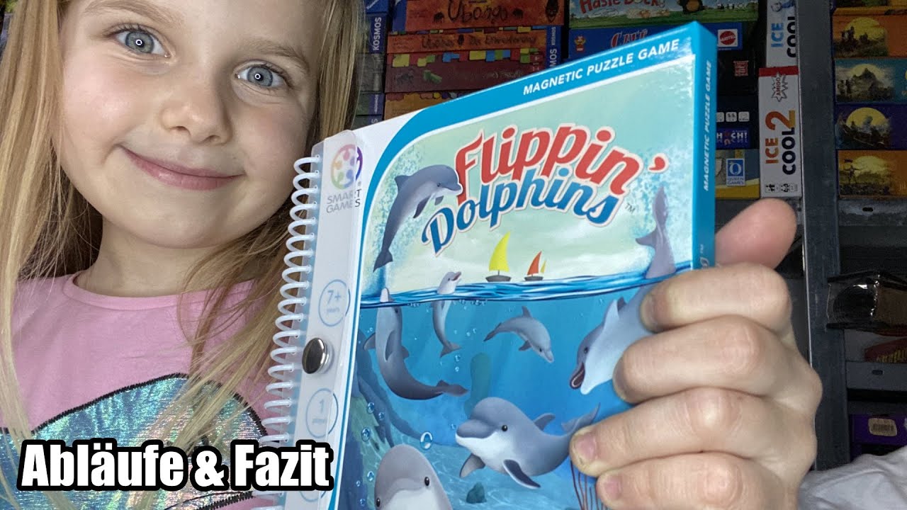 Flippin' Dolphins (Smart Games) - Solospiel / Logikspiel / Magnetspiel ab 7 Jahren