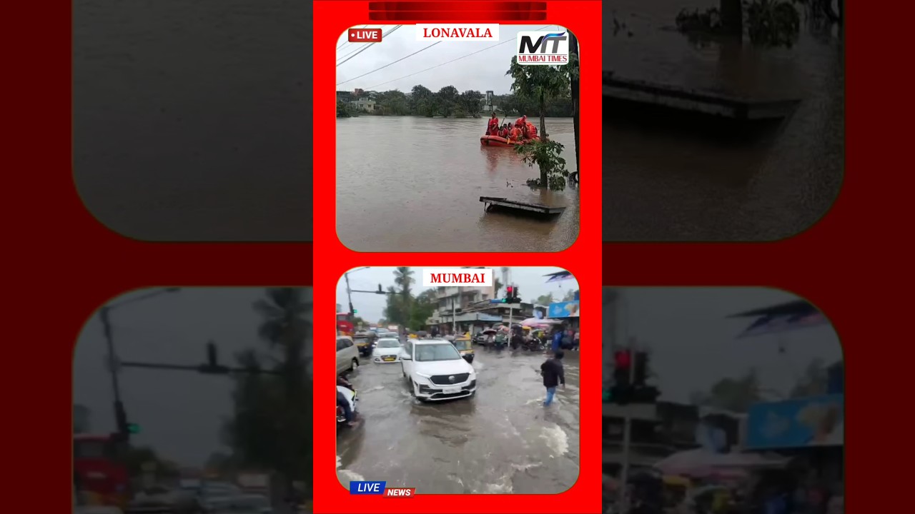NDRF ramps up rescue ops as rains wreak havoc at Pune Lonavala, in Maharashtra.