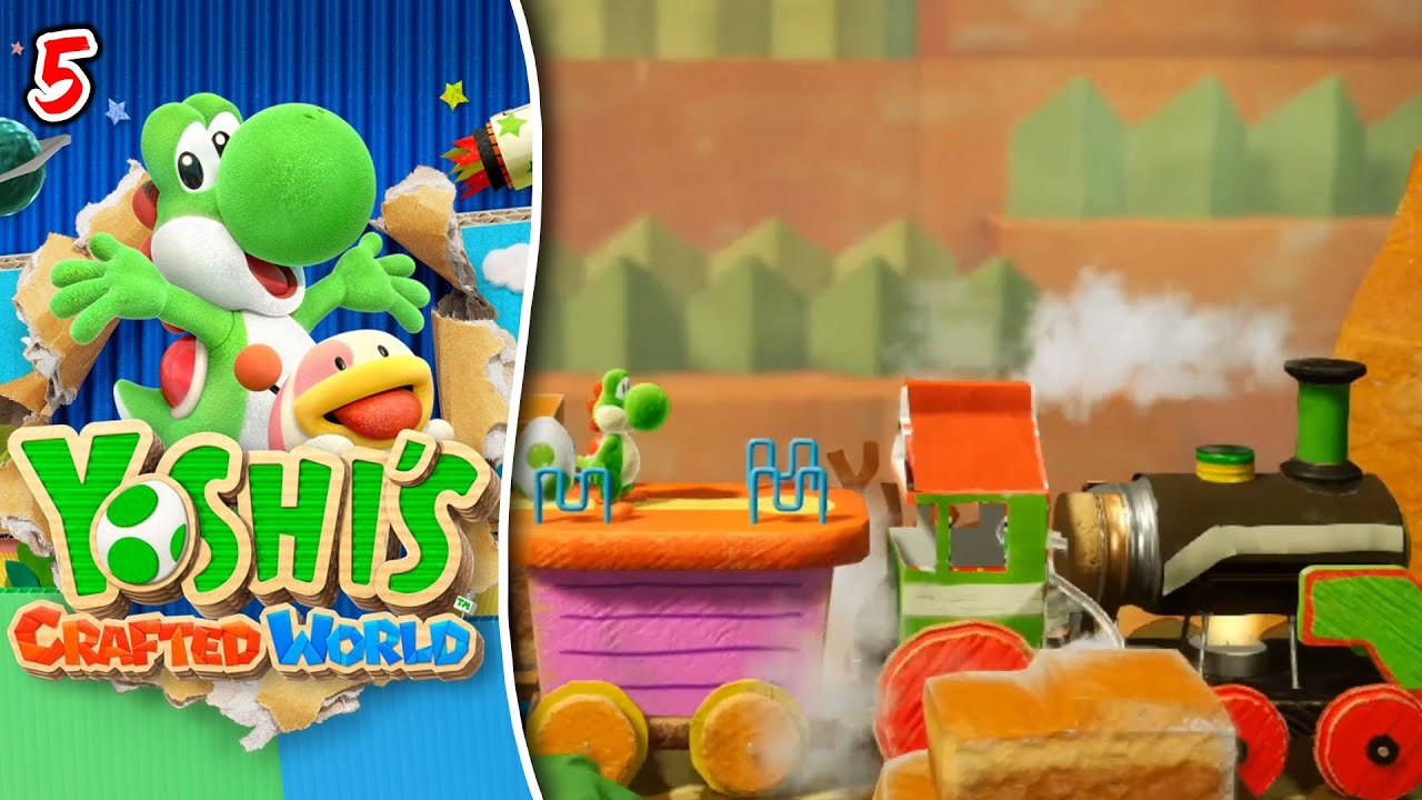¡TODOS A BORDO! | YOSHI'S CRAFTED WORLD #5 | Switch | Gameplay Español