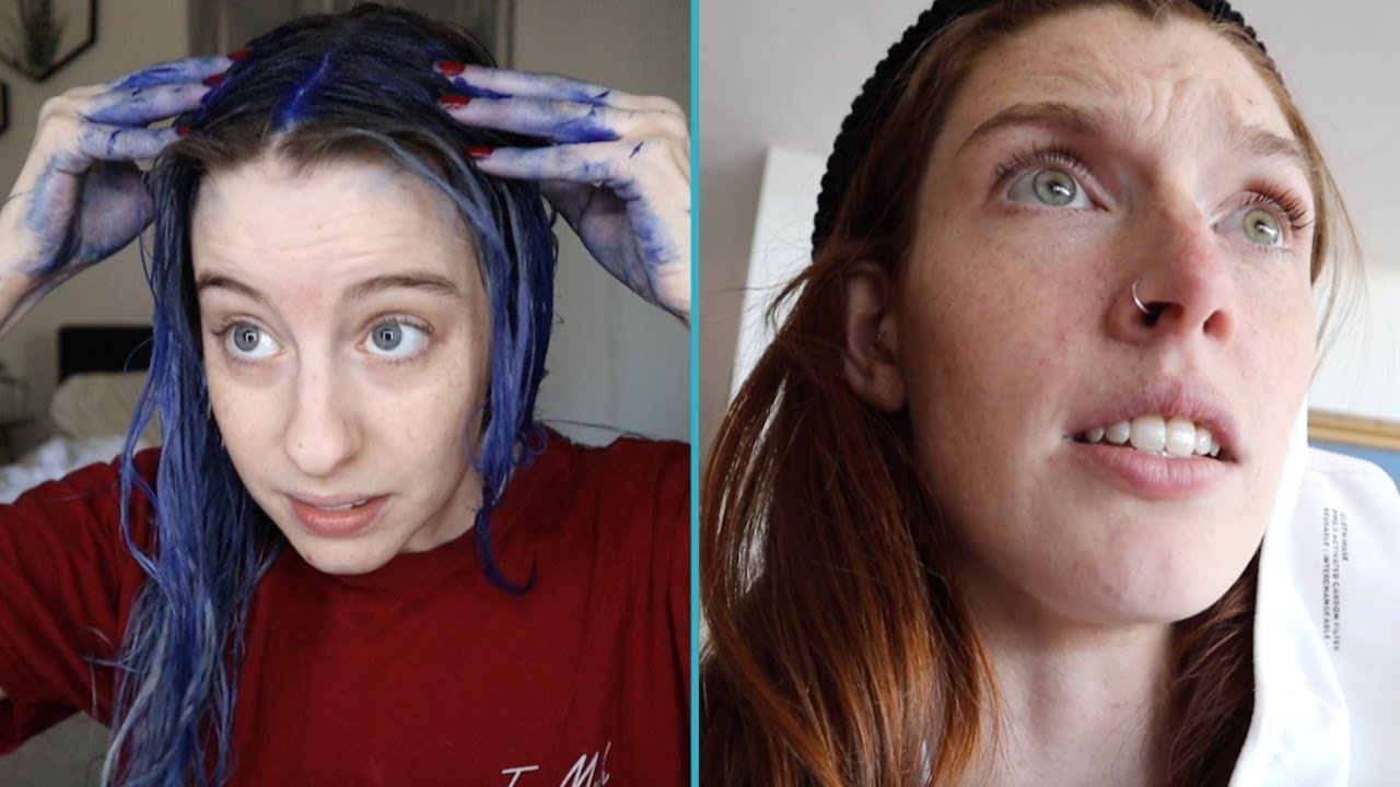 BEST FRIEND MADE HER CRY & COLORED HAIR MASK FAIL (daily vlog)